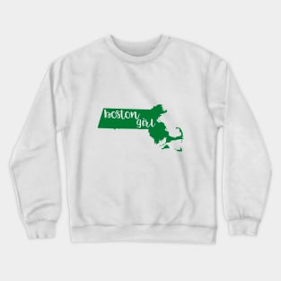 Boston Girl Massachusetts Home State Crewneck Sweatshirt